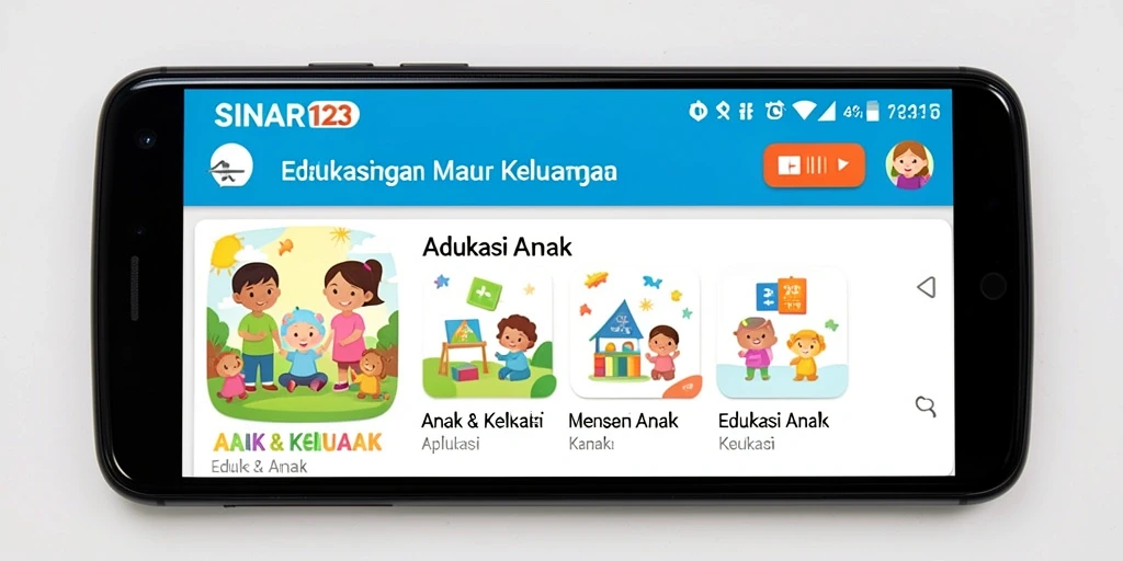 Tampilan antarmuka SINAR123 yang menarik dan interaktif.