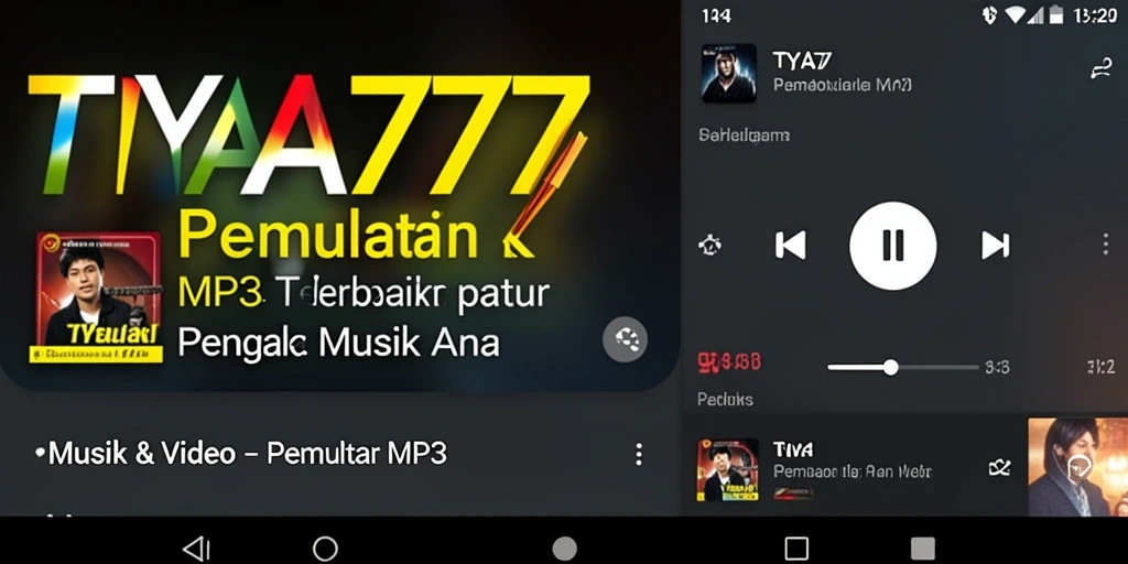 Antarmuka TYA777 yang menarik dan fungsional untuk Pemutar MP3.